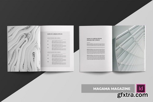 Magama Magazine Template