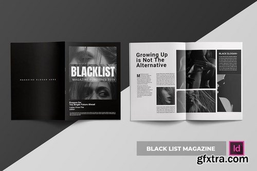 Black List Magazine Template