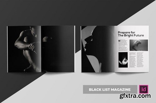 Black List Magazine Template