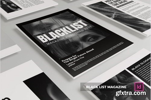 Black List Magazine Template