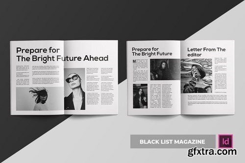 Black List Magazine Template