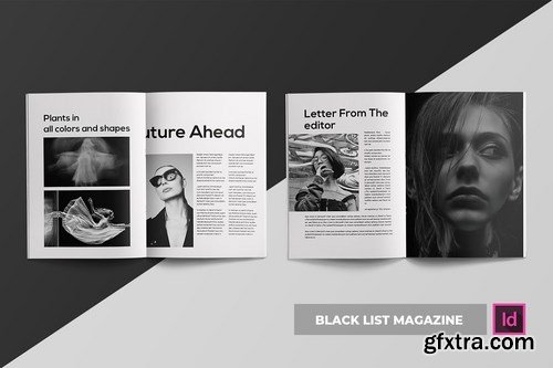 Black List Magazine Template