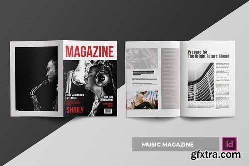 Music Magazine Template