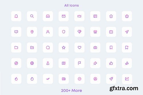 Complete Web and Mobile UI Icons Pack - UICON2