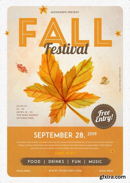 Fall Festival Flyer