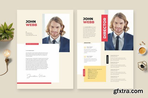 Creative Resume CV Template 23