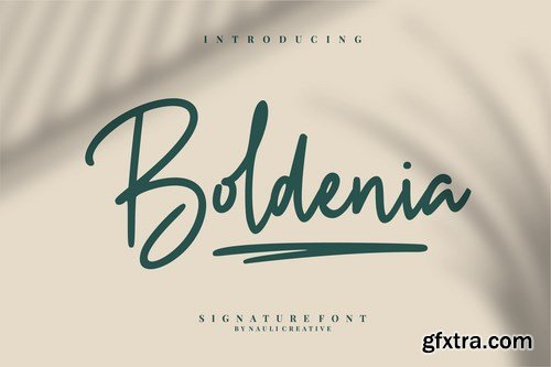 Boldenia - Bold Handwriting Signature Font