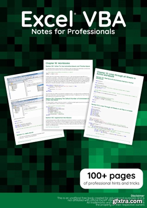 Excel VBA Notes for Professionals