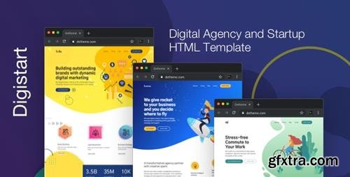 ThemeForest - Digistart v1.0 - Digital Company HTML Template - 24270110