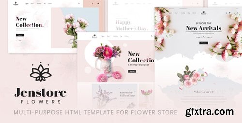 ThemeForest - JenStore v1.0.0 - Multi-Purpose HTML Template for Flower Store - 22423894