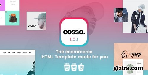 ThemeForest - Cosso v1.0.1 - Clean, Minimal Responsive HTML Template - 22105145