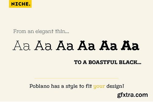 Poblano Font Family