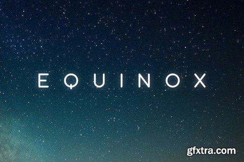 CM - Equinox Typeface 874505