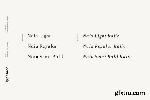 Naia Font Family