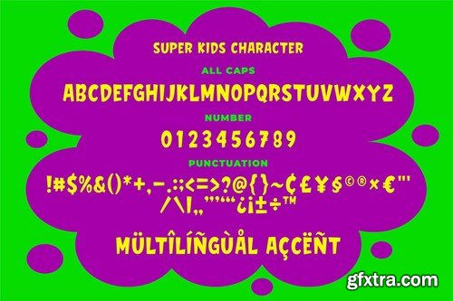 Super Kids - Playfull Typeface