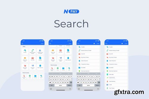 Search - Wallet Mobile UI - N