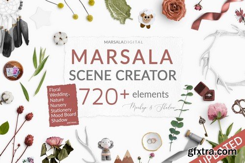 CM - Marsala Scene Creator with Shadows 3248230