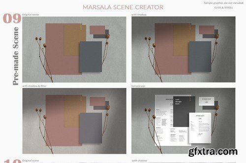 CM - Marsala Scene Creator with Shadows 3248230