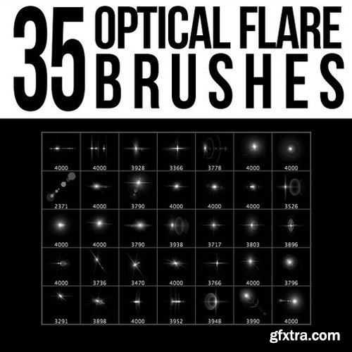 Graphicriver - 5553256 35 Optical Flare Brushes