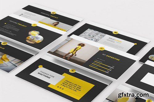 Atery Resume CV - Powerpoint Google Slides and Keynote Templates