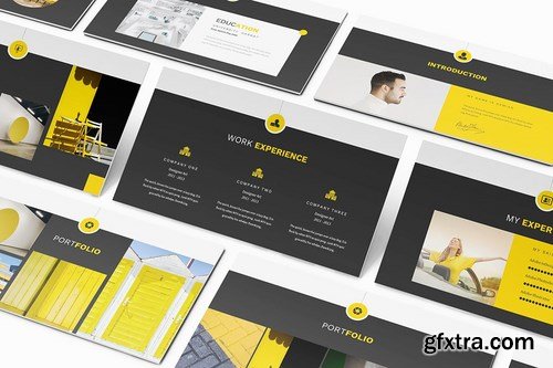 Atery Resume CV - Powerpoint Google Slides and Keynote Templates