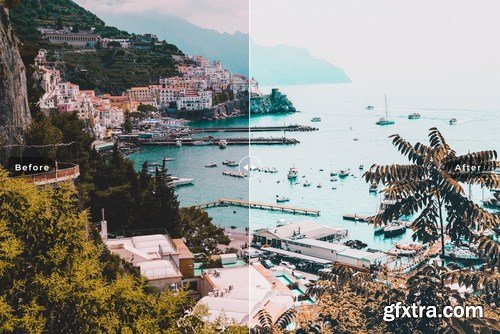 Amalfi Coast Mobile & Desktop Lightroom Presets