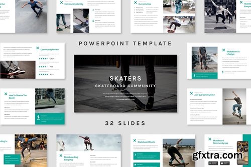 Skater - Powerpoint and Keynote