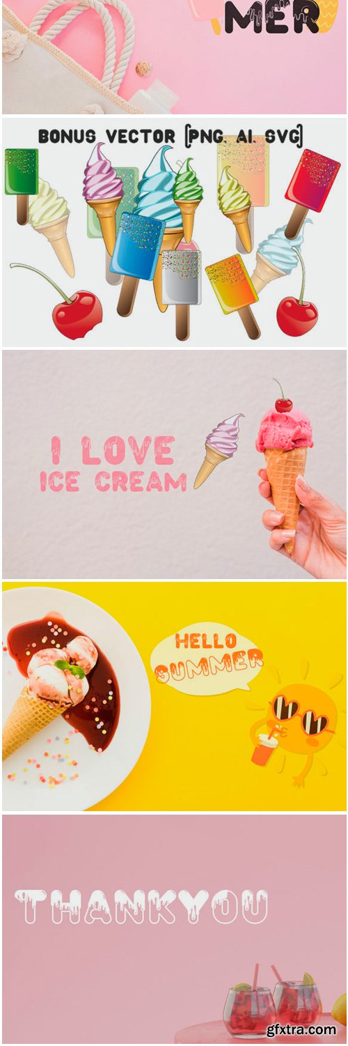 Ice Cream Font