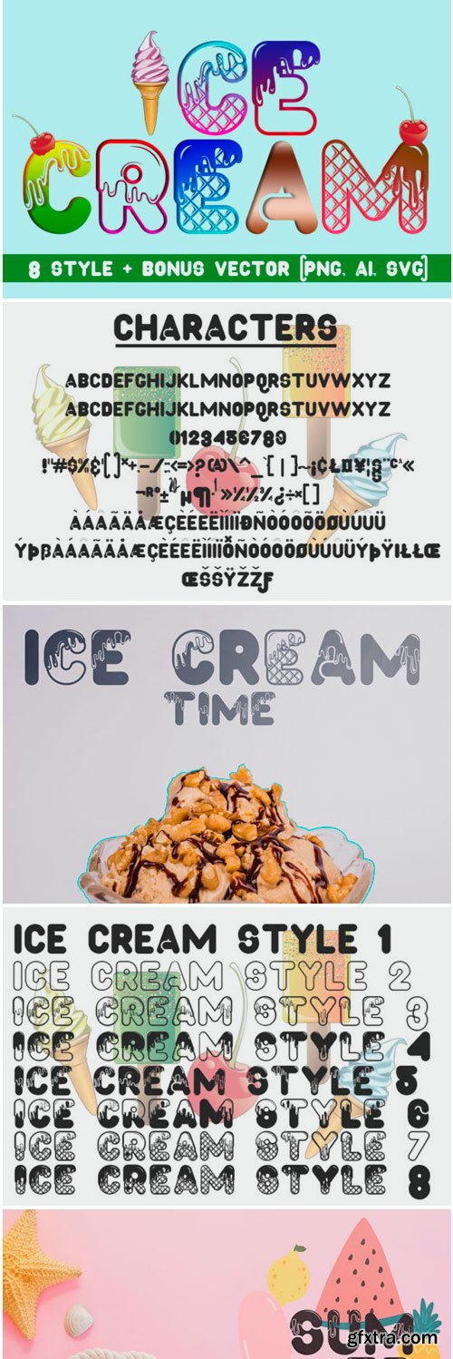 Ice Cream Font