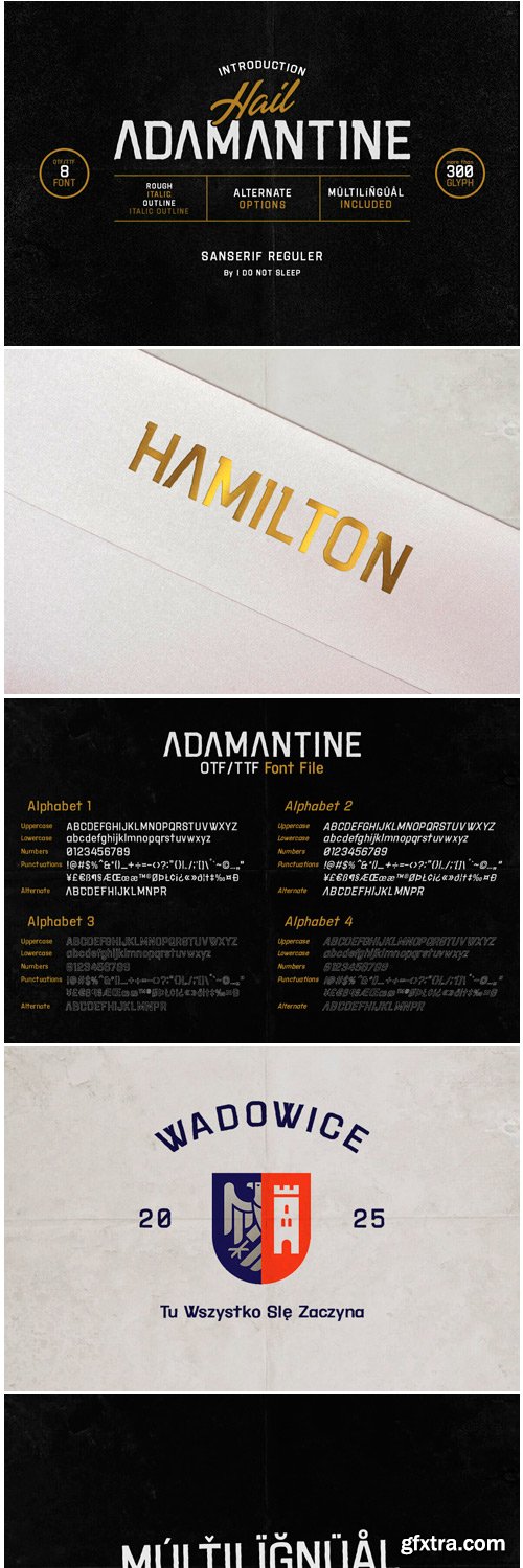 Adamantine Font Family