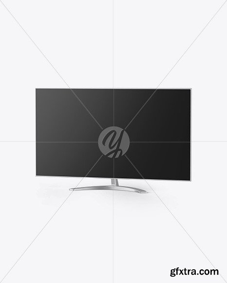 Metallic Monitor Mockup 47933