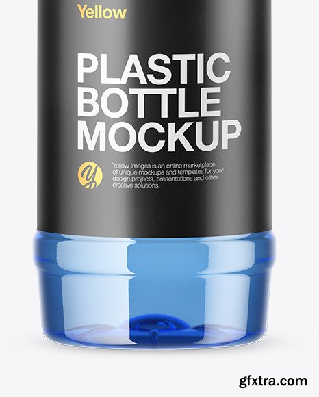 PET Blue Bottle Mockup 47951