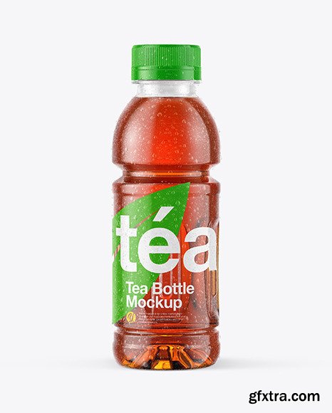 Tea Bottle with Condensation in Shrink 47971