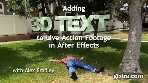 Adding 3D Text to Live Action Footage in After Effects