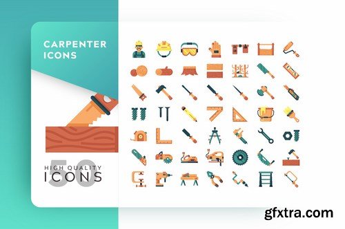 FLAT FILLED COLOR MONOCHROME OUTLINE GRADIENT Icons Pack