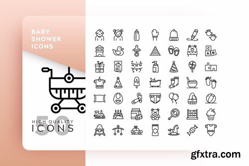 FLAT FILLED COLOR MONOCHROME OUTLINE GRADIENT Icons Pack