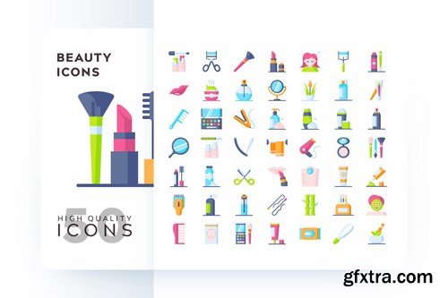 FLAT FILLED COLOR MONOCHROME OUTLINE GRADIENT Icons Pack