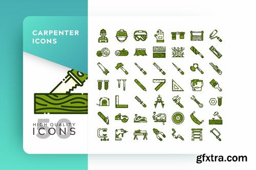 FLAT FILLED COLOR MONOCHROME OUTLINE GRADIENT Icons Pack