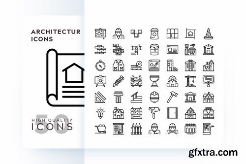 FLAT FILLED COLOR MONOCHROME OUTLINE GRADIENT Icons Pack