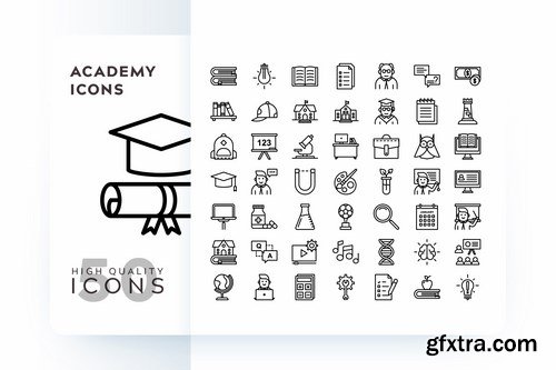 FLAT FILLED COLOR MONOCHROME OUTLINE GRADIENT Icons Pack