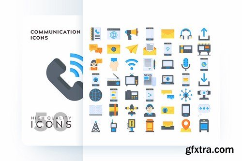 FLAT FILLED COLOR MONOCHROME OUTLINE GRADIENT Icons Pack