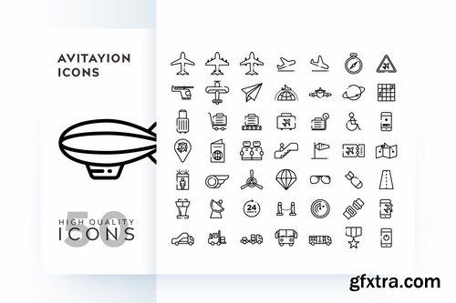 FLAT FILLED COLOR MONOCHROME OUTLINE GRADIENT Icons Pack