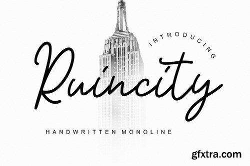 Ruincity Handwritten Monoline