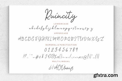 Ruincity Handwritten Monoline