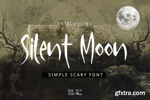 CM - Silent Moon Scary Font 4057998