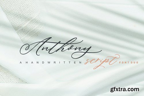 CM - Anthony Script Font Duo 3951638