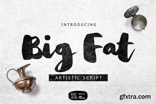 CM - Big Fat Brush Font 4058429