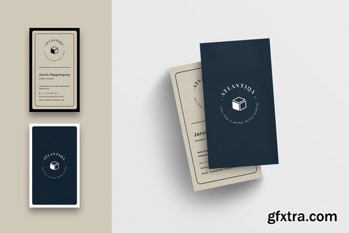 Designer Minimal Business Card-Vertical