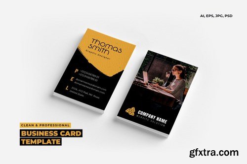 Clean & Professional Business Card Template