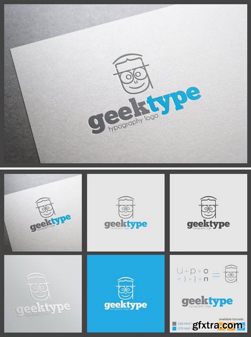 CM - Geektype logo template 27550